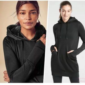Athleta Triumph Luxe Shine Hoodie Dress